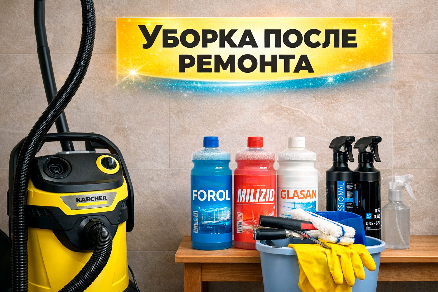 Уборка после ремонта